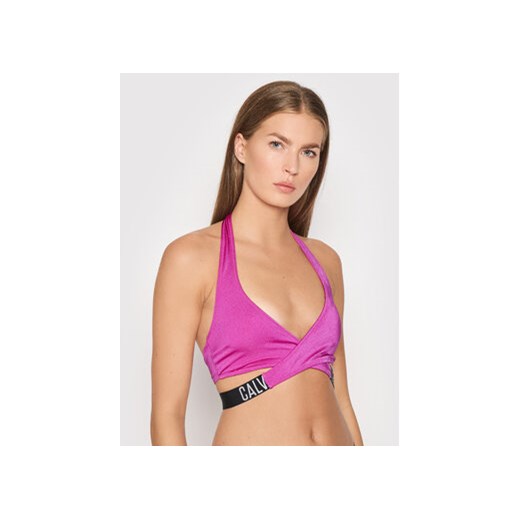 Calvin Klein Swimwear Góra od bikini KW0KW01460 Różowy XS promocja MODIVO