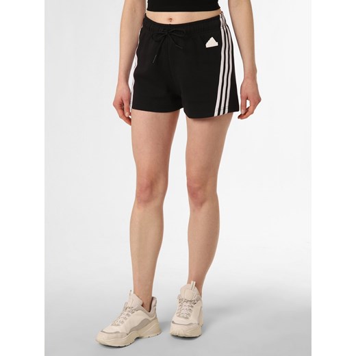adidas Sportswear Damskie spodenki dresowe Kobiety Bawełna czarny jednolity ze sklepu vangraaf w kategorii Szorty - zdjęcie 153288305