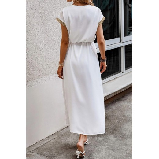 Sukienka ZALOLVA WHITE uniwersalny promocyjna cena Ivet Shop