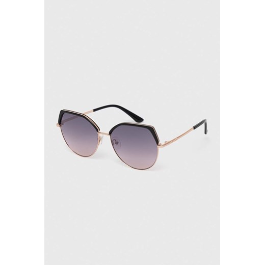 Guess okulary przeciwsłoneczne damskie kolor czarny Guess 58 ANSWEAR.com