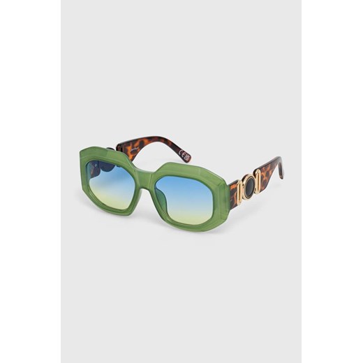 Jeepers Peepers okulary przeciwsłoneczne kolor zielony ze sklepu ANSWEAR.com w kategorii Okulary przeciwsłoneczne damskie - zdjęcie 153375246