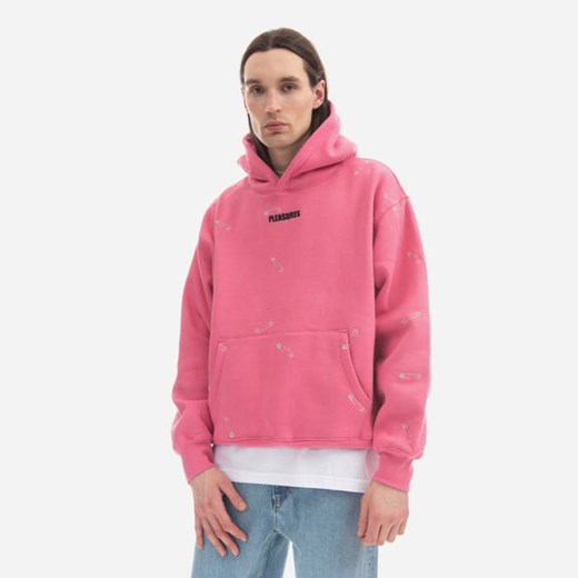 Bluza męska PLEASURES Safety Pin Hoodie P22W018-PINK Pleasures S okazyjna cena sneakerstudio.pl