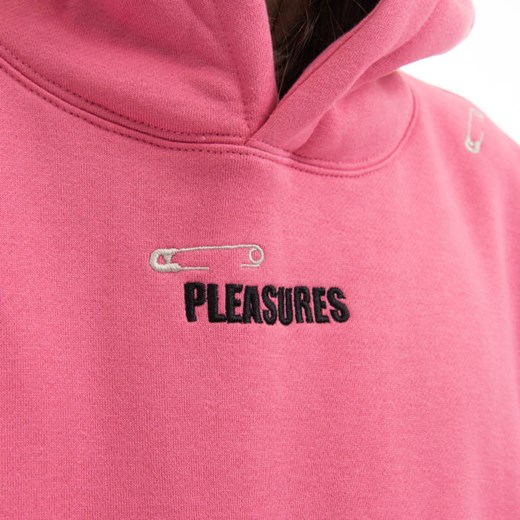 Bluza męska PLEASURES Safety Pin Hoodie P22W018-PINK Pleasures S sneakerstudio.pl promocja