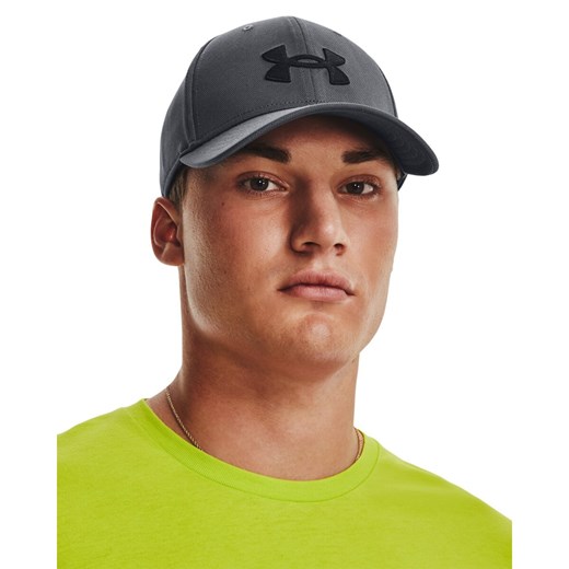 Męska czapka z daszkiem Under Armour Men's UA Blitzing Adj - szara ze sklepu Sportstylestory.com w kategorii Czapki z daszkiem męskie - zdjęcie 153389485