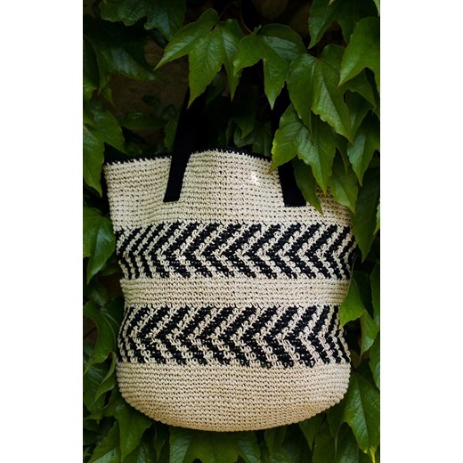 That way torebka tr21211-1, Kolor beżowo-czarny, Rozmiar uniwersalny, Art of uniwersalny Primodo