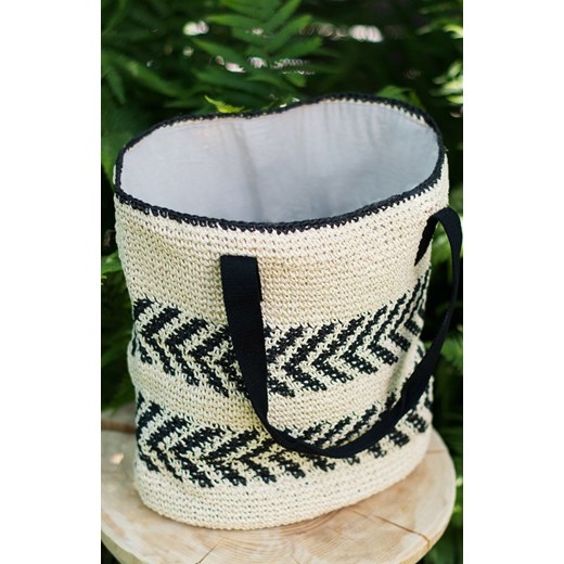 That way torebka tr21211-1, Kolor beżowo-czarny, Rozmiar uniwersalny, Art of uniwersalny Primodo