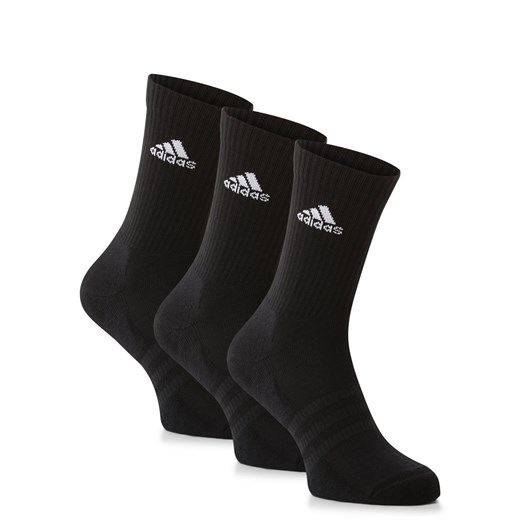 adidas Sportswear Skarpety pakowane po 3 szt. Kobiety Bawełna czarny jednolity ze sklepu vangraaf w kategorii Skarpetki damskie - zdjęcie 153540158