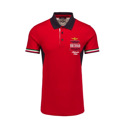Koszulka polo Aeronautica Militare ze sklepu S'portofino w kategorii T-shirty męskie - zdjęcie 153542445