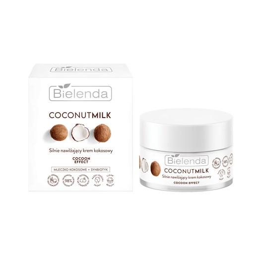 Silnie nawilżający krem kokosowy cocoon effect Bielenda House of Beauty Brands - bielenda.com