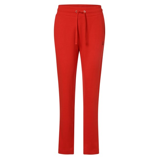Franco Callegari Damskie spodnie dresowe Kobiety Materiał dresowy czerwony jednolity ze sklepu vangraaf w kategorii Spodnie damskie - zdjęcie 153592978