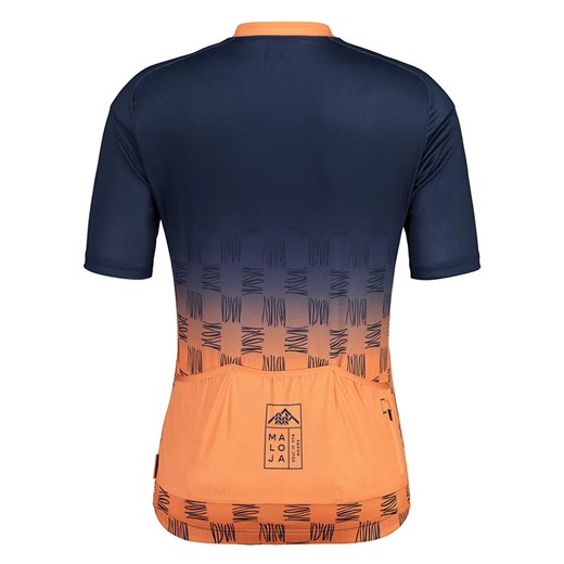Koszulka kolarska "WalnussM" w kolorze granatowo-pomarańczowym Maloja M okazyjna cena Limango Polska