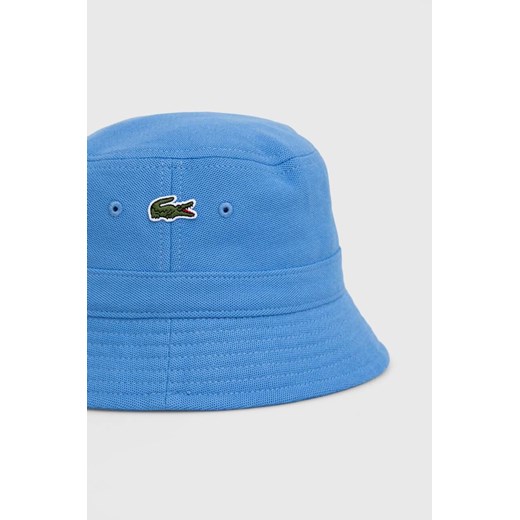 Lacoste kapelusz bawełniany kolor niebieski bawełniany Lacoste S ANSWEAR.com