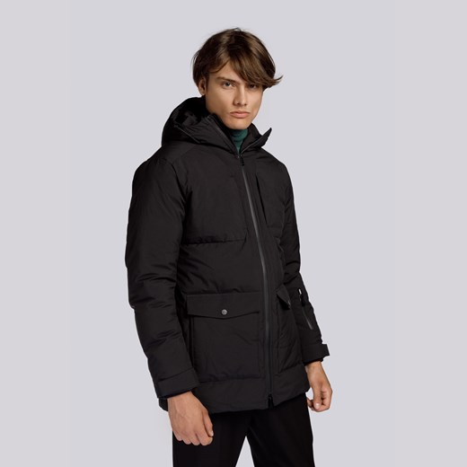 Męska kurtka zimowa z kieszeniami czarna ze sklepu WITTCHEN w kategorii Kurtki męskie - zdjęcie 153678615