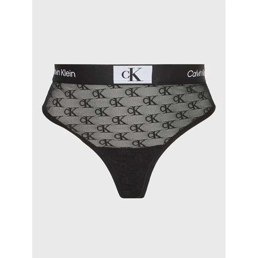Calvin Klein Underwear Stringi 000QF7238E Czarny Calvin Klein Underwear XXL MODIVO