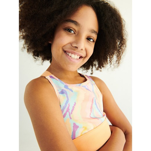 Reserved - Sportowy top we wzory - Wielobarwny Reserved 122/128 (6-8 lat) Reserved