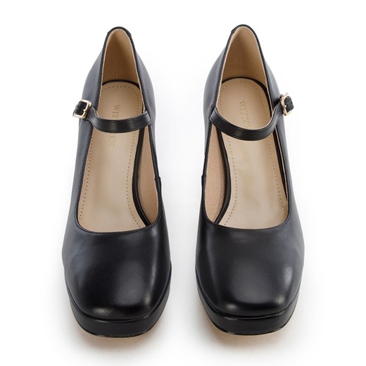 Czółenka WITTCHEN czarne na obcasie eleganckie 