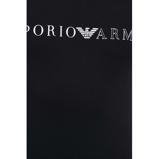 Emporio Armani Underwear t-shirt lounge kolor czarny wzorzysty XL ANSWEAR.com