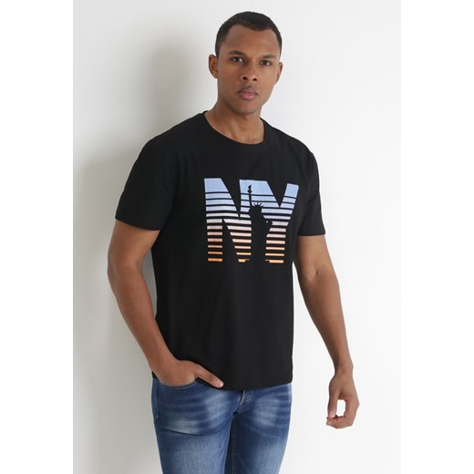 T-shirt męski Born2be z krótkimi rękawami