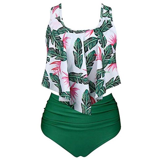 Jednoczęściowy Kostium Kąpielowy Plus Size Z Falbanką Vesporia XL Vesporia