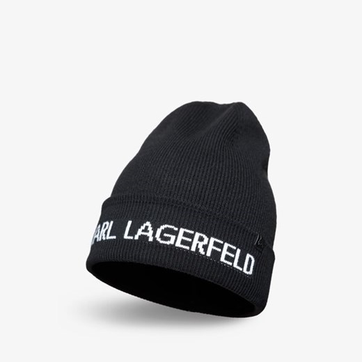 KARL LAGERFELD CZAPKA KSTUDIO PRINT BEANIE Karl Lagerfeld ONE SIZE wyprzedaż Symbiosis