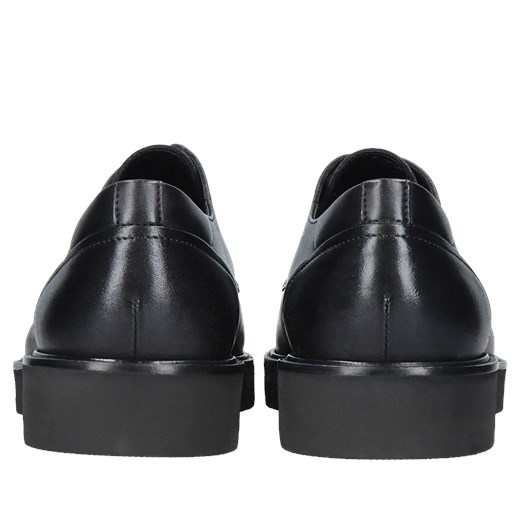 Czarne derby Elon, Conhpol, CE6351-01, Konopka Shoes Conhpol 41 Konopka Shoes
