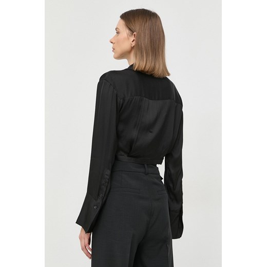 Bluzka damska Herskind czarna w serek elegancka