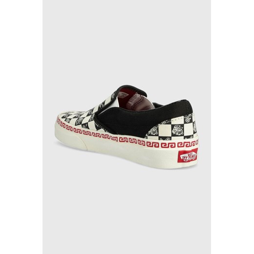 Trampki damskie Vans z nadrukami wielokolorowe płaskie bez zapięcia