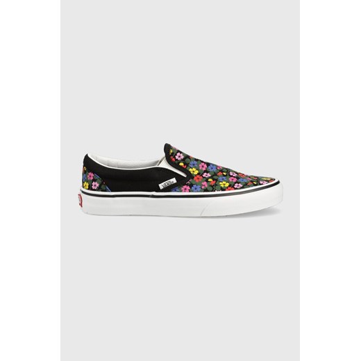 Trampki damskie Vans sportowe bez zapięcia w nadruki