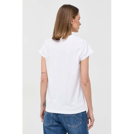 Marella t-shirt bawełniany kolor biały Marella L ANSWEAR.com