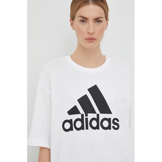 Bluzka damska Adidas z napisami sportowa