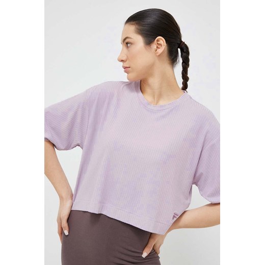 Fila t-shirt Campione damski kolor fioletowy ze sklepu ANSWEAR.com w kategorii Bluzki damskie - zdjęcie 154091546