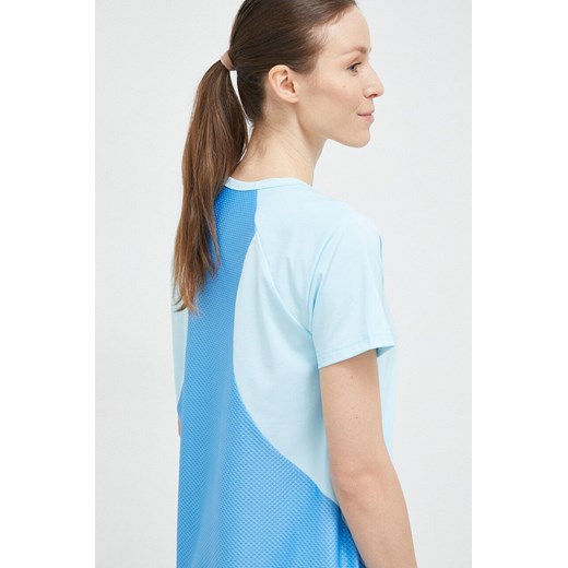 Roxy t-shirt treningowy See The Good kolor niebieski ze sklepu ANSWEAR.com w kategorii Bluzki damskie - zdjęcie 154091756