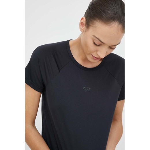 Roxy t-shirt do biegania Tech kolor czarny S ANSWEAR.com