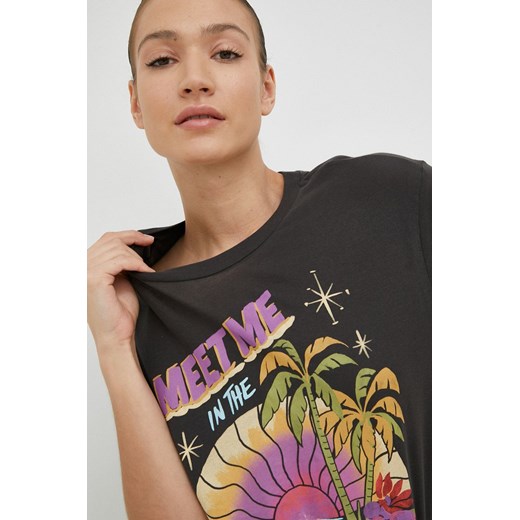 Billabong t-shirt bawełniany kolor szary Billabong L ANSWEAR.com