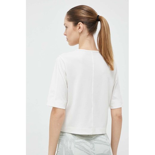 Calvin Klein bluzka damska z okrągłym dekoltem z krótkim rękawem 