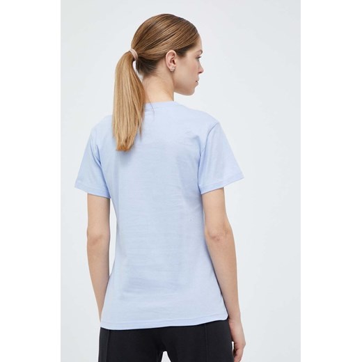 adidas t-shirt bawełniany kolor niebieski S ANSWEAR.com
