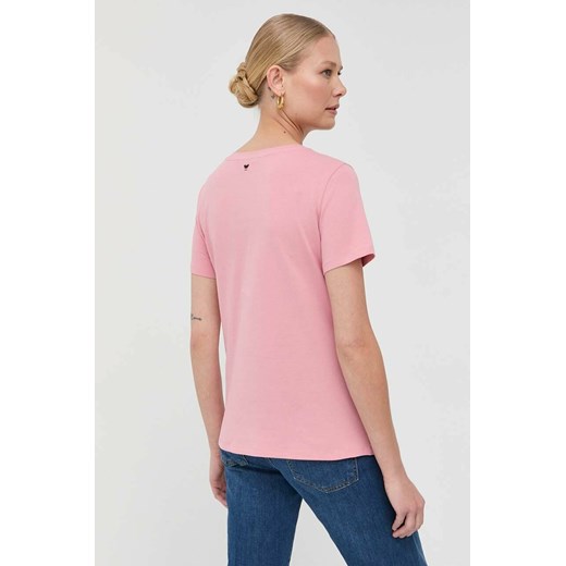 Weekend Max Mara t-shirt damski kolor różowy S ANSWEAR.com