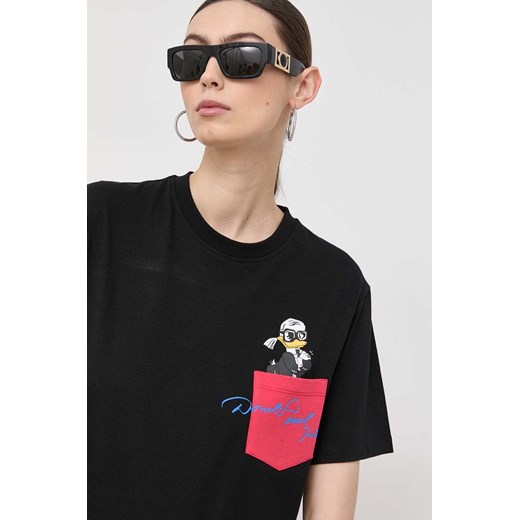 Karl Lagerfeld t-shirt bawełniany x Disney kolor czarny Karl Lagerfeld XS ANSWEAR.com