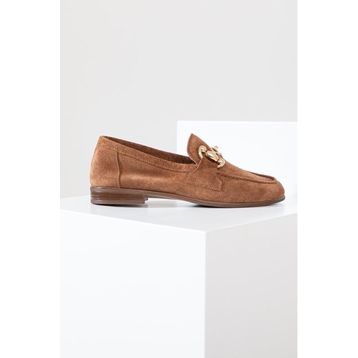Answear Lab mokasyny zamszowe damskie kolor brązowy na płaskim obcasie Answear Lab 37 ANSWEAR.com