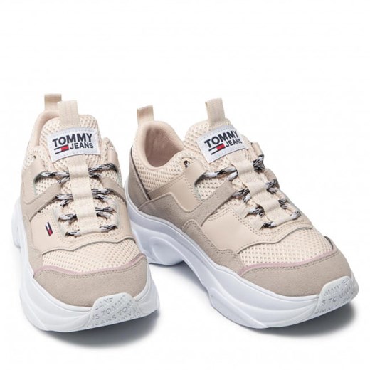 TOMMY JEANS Beżowe sneakersy LIGHTWEIGHT (36) Tommy Jeans 36 SUPELO
