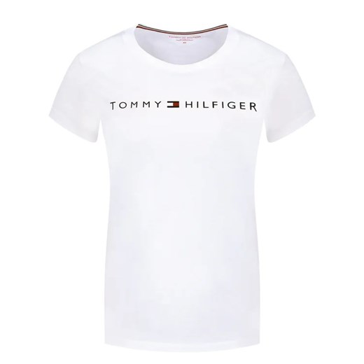 Tommy Hilfiger T-Shirt Logo UW0UW01618 Biały Regular Fit Tommy Hilfiger XS MODIVO