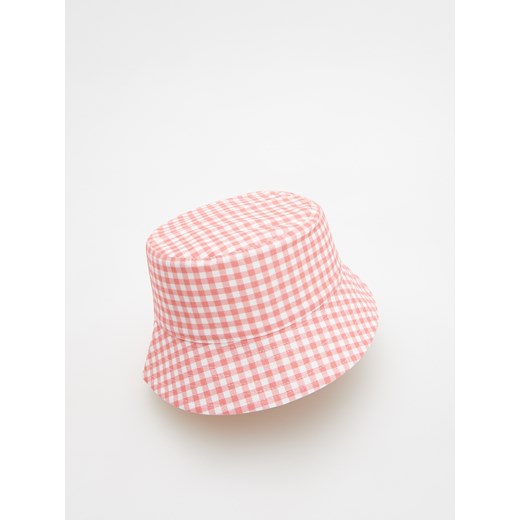 Reserved - Kapelusz w kratkę - Biały Reserved 5-9 lat Reserved