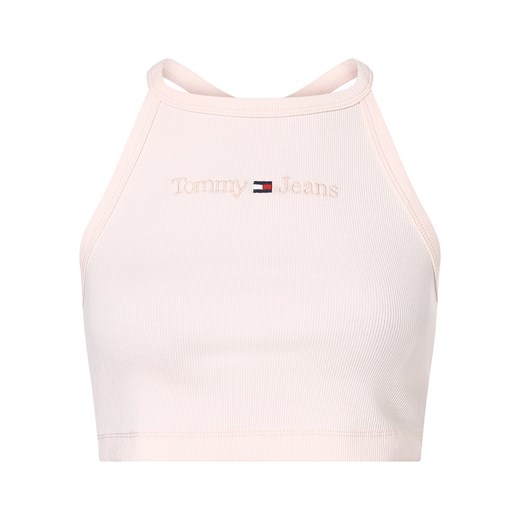 Tommy Jeans Top damski Kobiety Bawełna różowy jednolity Tommy Jeans L okazja vangraaf