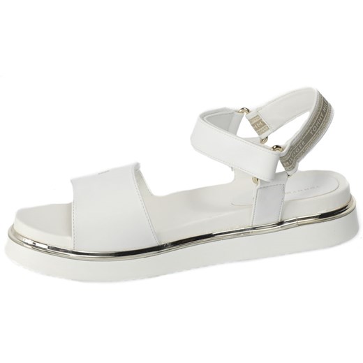 Sandały Tommy Hilfiger T3A2-32759 -0371100 White 100 Białe Tommy Hilfiger 40 EuroButy.com.pl okazja