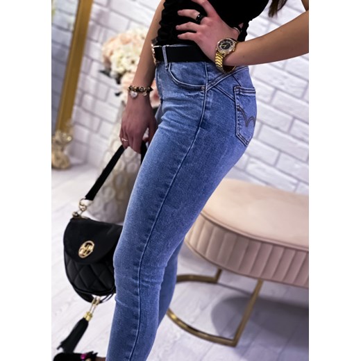 Spodnie jeansowe niebieskie SO375-5 Fason S Sklep Fason