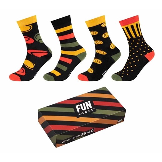 Skarpety skarpetki FUNSOCKS Autumn 4pak Fu71107-7750 ansport.pl Fun Socks 36-40 ansport