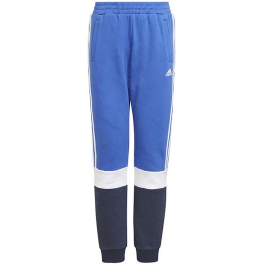 Spodnie dresowe młodzieżowe Essentials Colorblock Joggers Adidas 128cm wyprzedaż SPORT-SHOP.pl