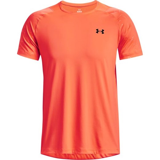 T-shirt męski pomarańczowa Under Armour z krótkimi rękawami 