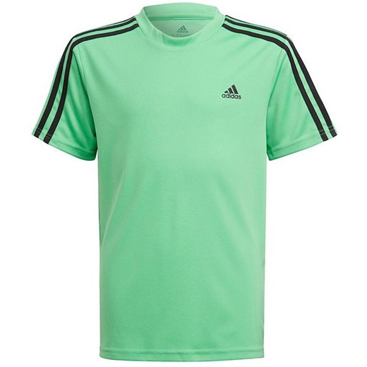 Koszulka juniorska Designed 2 Move 3-Stripes Tee Adidas 134cm okazja SPORT-SHOP.pl