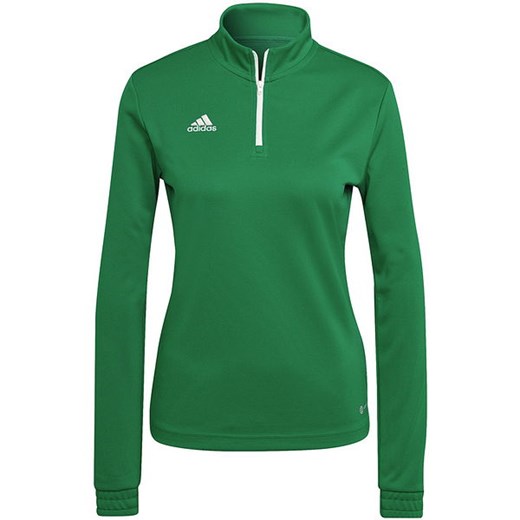 Bluza damska Adidas zielona sportowa krótka 